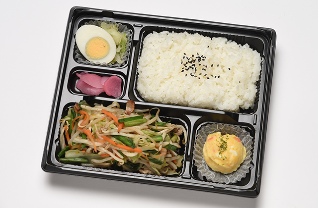 野菜炒め弁当